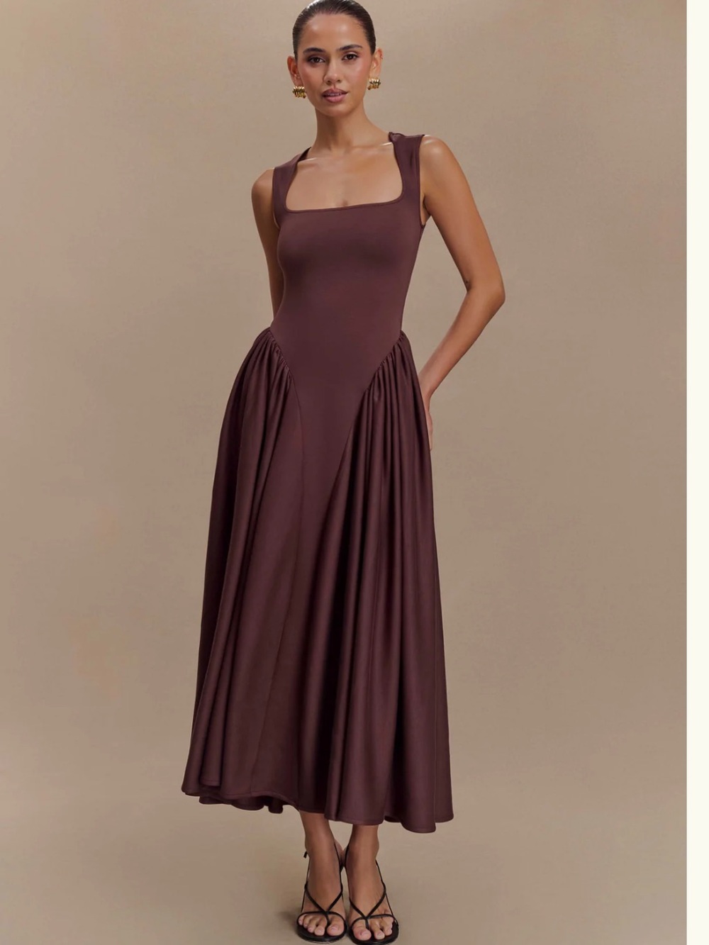 Meshki Sharon Scuba Midi Dress
